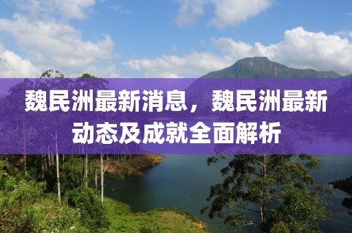 魏民洲最新消息，魏民洲最新動態(tài)及成就全面解析