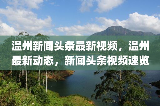 溫州新聞?lì)^條最新視頻，溫州最新動(dòng)態(tài)，新聞?lì)^條視頻速覽