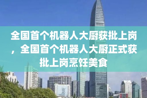 全國首個機(jī)器人大廚獲批上崗，全國首個機(jī)器人大廚正式獲批上崗烹飪美食