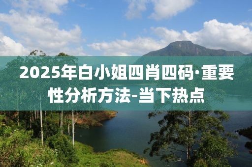 2025年白小姐四肖四碼·重要性分析方法-當下熱點