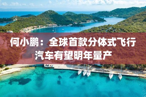 何小鵬：全球首款分體式飛行汽車有望明年量產(chǎn)