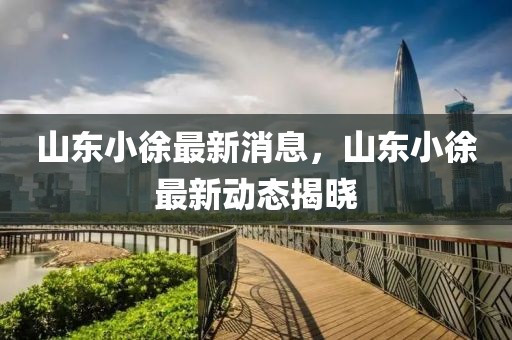 山東小徐最新消息，山東小徐最新動(dòng)態(tài)揭曉