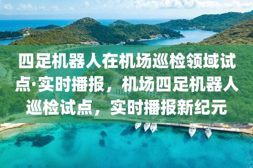 四足機器人在機場巡檢領(lǐng)域試點·實時播報，機場四足機器人巡檢試點，實時播報新紀(jì)元