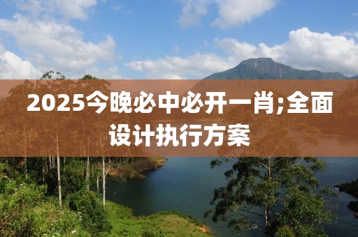 2025今晚必中必開(kāi)一肖;全面設(shè)計(jì)執(zhí)行方案