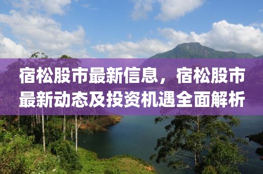 宿松股市最新信息，宿松股市最新動態(tài)及投資機遇全面解析