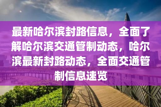 最新哈爾濱封路信息，全面了解哈爾濱交通管制動態(tài)，哈爾濱最新封路動態(tài)，全面交通管制信息速覽