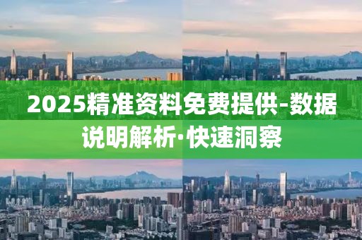 2025精準(zhǔn)資料免費(fèi)提供-數(shù)據(jù)說明解析·快速洞察