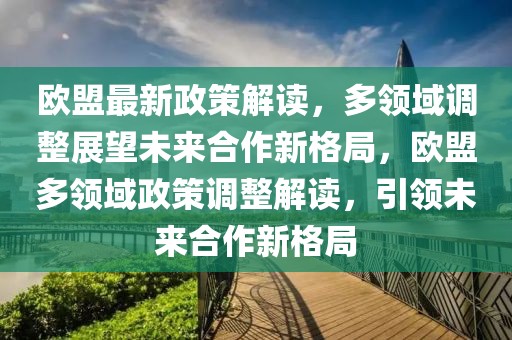 歐盟最新政策解讀，多領(lǐng)域調(diào)整展望未來合作新格局，歐盟多領(lǐng)域政策調(diào)整解讀，引領(lǐng)未來合作新格局