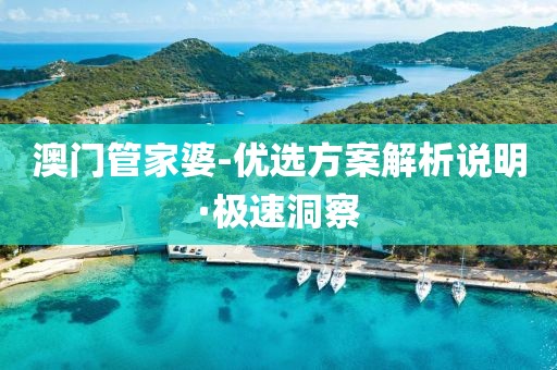 澳門管家婆-優(yōu)選方案解析說明·極速洞察