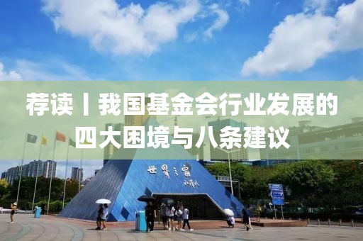 薦讀丨我國基金會行業(yè)發(fā)展的四大困境與八條建議