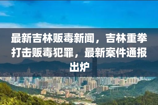 最新吉林販毒新聞，吉林重拳打擊販毒犯罪，最新案件通報(bào)出爐