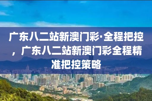 廣東八二站新澳門彩·全程把控，廣東八二站新澳門彩全程精準把控策略
