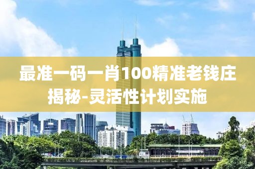最準(zhǔn)一碼一肖100精準(zhǔn)老錢莊揭秘-靈活性計劃實(shí)施