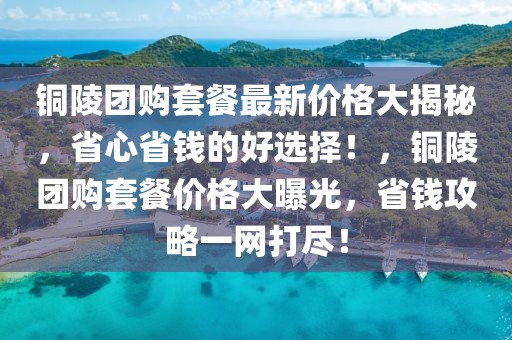 銅陵團購套餐最新價格大揭秘，省心省錢的好選擇！，銅陵團購套餐價格大曝光，省錢攻略一網(wǎng)打盡！