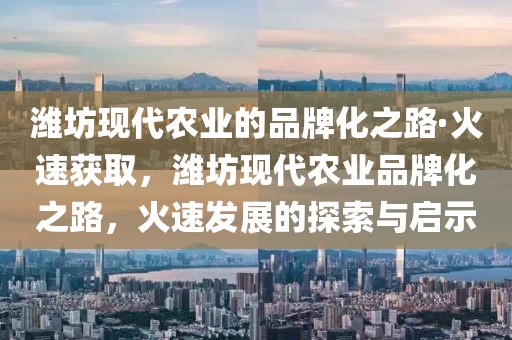 濰坊現(xiàn)代農(nóng)業(yè)的品牌化之路·火速獲取，濰坊現(xiàn)代農(nóng)業(yè)品牌化之路，火速發(fā)展的探索與啟示