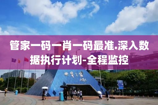 管家一碼一肖一碼最準(zhǔn).深入數(shù)據(jù)執(zhí)行計(jì)劃-全程監(jiān)控
