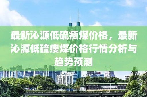 最新沁源低硫瘦煤價(jià)格，最新沁源低硫瘦煤價(jià)格行情分析與趨勢(shì)預(yù)測(cè)