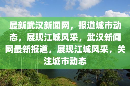 最新武漢新聞網(wǎng)，報道城市動態(tài)，展現(xiàn)江城風采，武漢新聞網(wǎng)最新報道，展現(xiàn)江城風采，關(guān)注城市動態(tài)