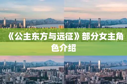 《公主東方與遠(yuǎn)征》部分女主角色介紹