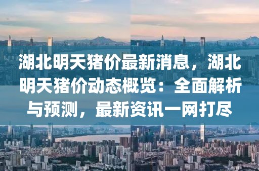 湖北明天豬價最新消息，湖北明天豬價動態(tài)概覽：全面解析與預(yù)測，最新資訊一網(wǎng)打盡