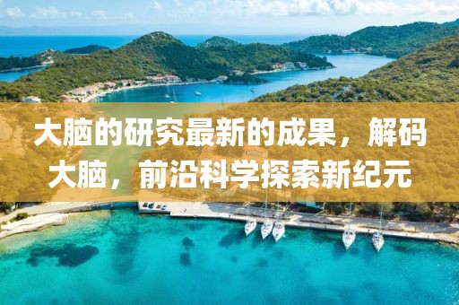 大腦的研究最新的成果，解碼大腦，前沿科學(xué)探索新紀(jì)元