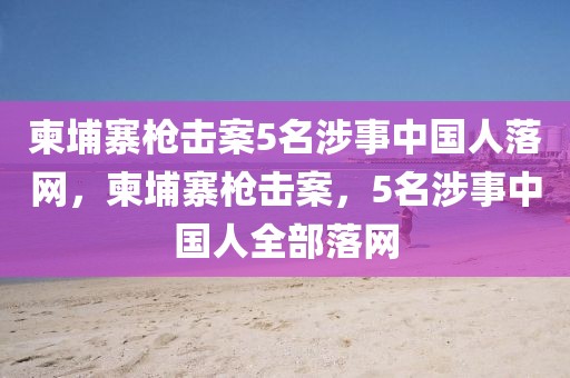 柬埔寨槍擊案5名涉事中國(guó)人落網(wǎng)，柬埔寨槍擊案，5名涉事中國(guó)人全部落網(wǎng)