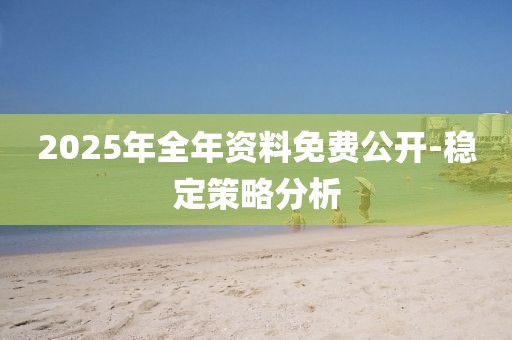 2025年全年資料免費公開-穩(wěn)定策略分析