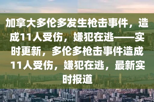 加拿大多倫多發(fā)生槍擊事件，造成11人受傷，嫌犯在逃——實(shí)時(shí)更新，多倫多槍擊事件造成11人受傷，嫌犯在逃，最新實(shí)時(shí)報(bào)道