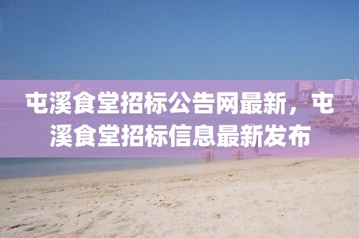 屯溪食堂招標公告網(wǎng)最新，屯溪食堂招標信息最新發(fā)布