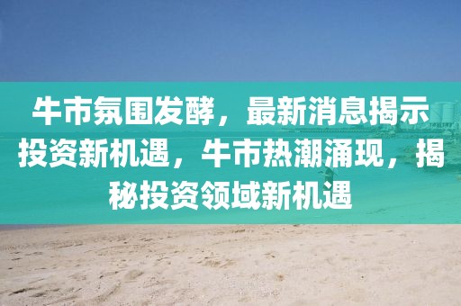 牛市氛圍發(fā)酵，最新消息揭示投資新機(jī)遇，牛市熱潮涌現(xiàn)，揭秘投資領(lǐng)域新機(jī)遇