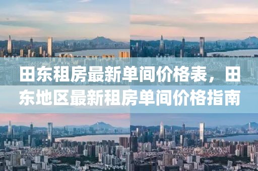 田東租房最新單間價(jià)格表，田東地區(qū)最新租房單間價(jià)格指南