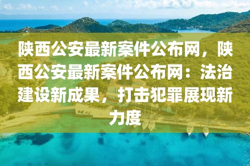 陜西公安最新案件公布網(wǎng)，陜西公安最新案件公布網(wǎng)：法治建設(shè)新成果，打擊犯罪展現(xiàn)新力度