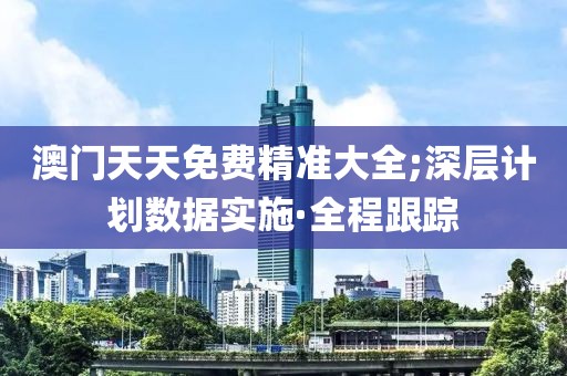 澳門天天免費精準大全;深層計劃數(shù)據(jù)實施·全程跟蹤