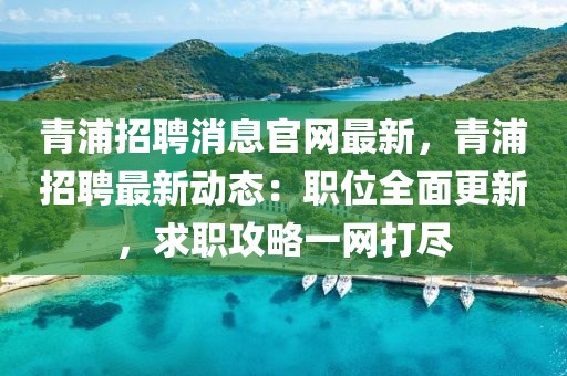 青浦招聘消息官網(wǎng)最新，青浦招聘最新動態(tài)：職位全面更新，求職攻略一網(wǎng)打盡