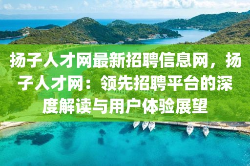 揚(yáng)子人才網(wǎng)最新招聘信息網(wǎng)，揚(yáng)子人才網(wǎng)：領(lǐng)先招聘平臺的深度解讀與用戶體驗(yàn)展望