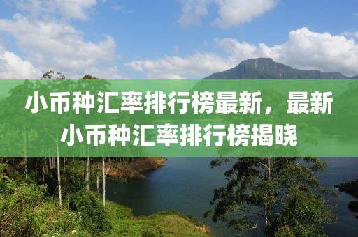 小幣種匯率排行榜最新，最新小幣種匯率排行榜揭曉