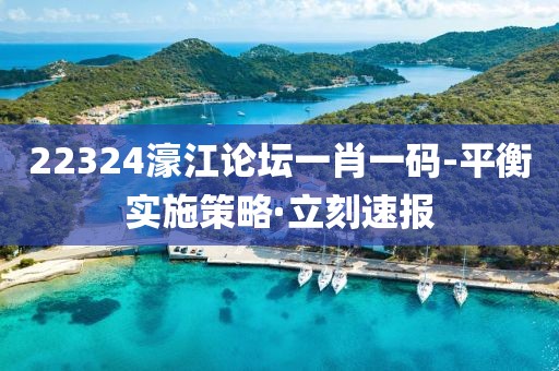 22324濠江論壇一肖一碼-平衡實(shí)施策略·立刻速報