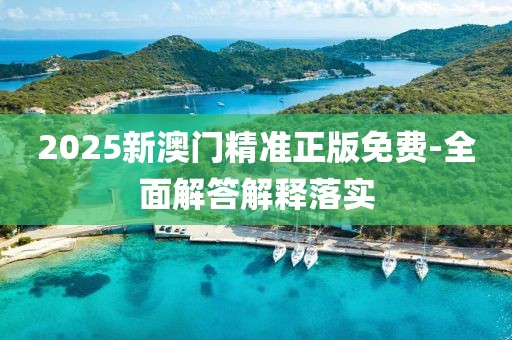 2025新澳門精準正版免費-全面解答解釋落實
