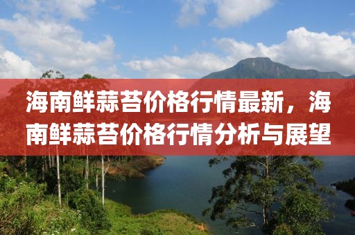 海南鮮蒜苔價格行情最新，海南鮮蒜苔價格行情分析與展望