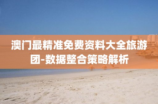 澳門最精準免費資料大全旅游團-數據整合策略解析