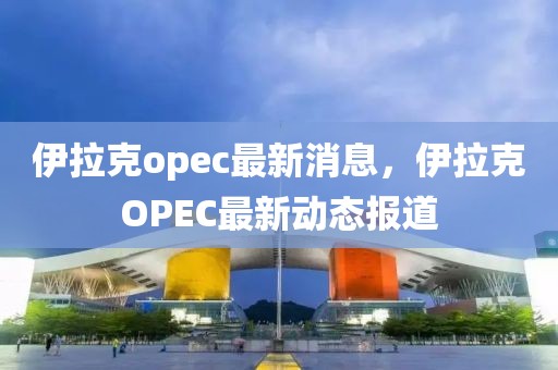 伊拉克opec最新消息，伊拉克OPEC最新動態(tài)報道