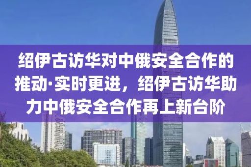 紹伊古訪華對中俄安全合作的推動·實時更進(jìn)，紹伊古訪華助力中俄安全合作再上新臺階
