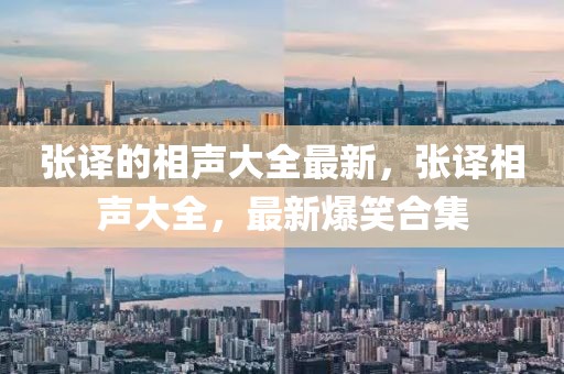 張譯的相聲大全最新，張譯相聲大全，最新爆笑合集