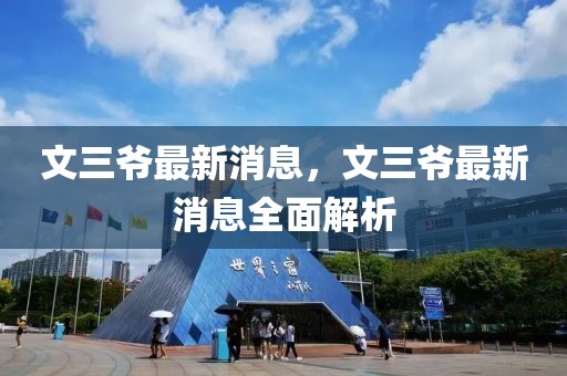 文三爺最新消息，文三爺最新消息全面解析