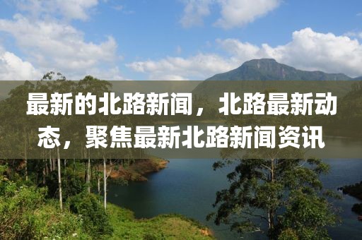 最新的北路新聞，北路最新動態(tài)，聚焦最新北路新聞資訊