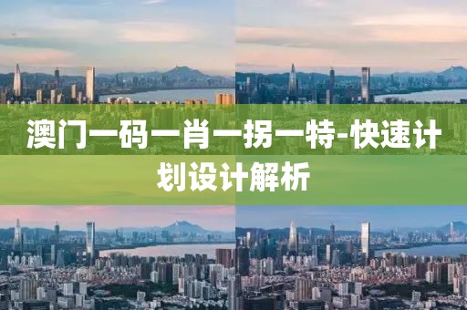 澳門一碼一肖一拐一特-快速計(jì)劃設(shè)計(jì)解析