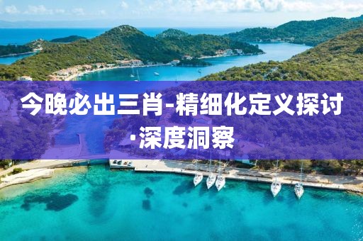 今晚必出三肖-精細化定義探討·深度洞察