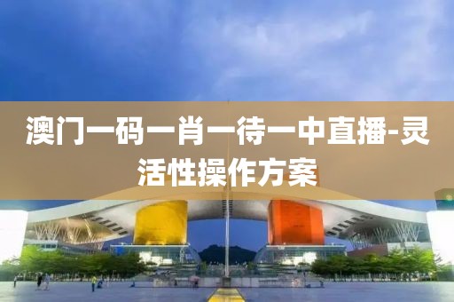 澳門一碼一肖一待一中直播-靈活性操作方案