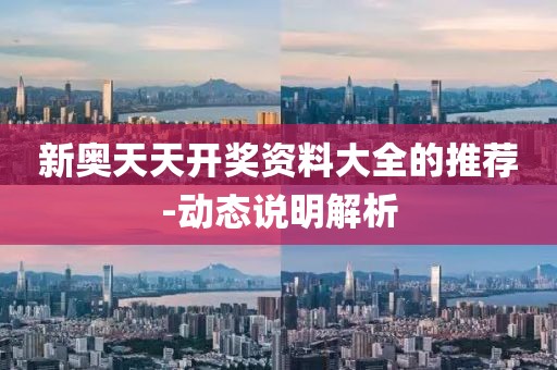 新奧天天開獎資料大全的推薦-動態(tài)說明解析