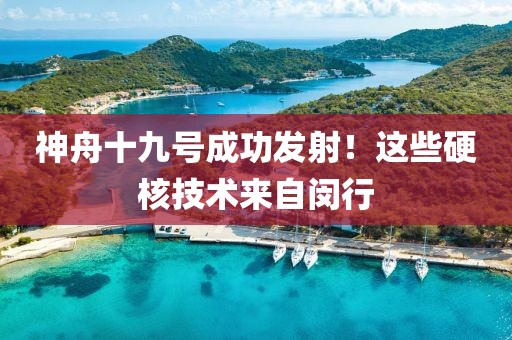 神舟十九號成功發(fā)射！這些硬核技術(shù)來自閔行